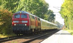 Sylt-Shuttle auf dem Weg nach Hamburg in Prisdorf.