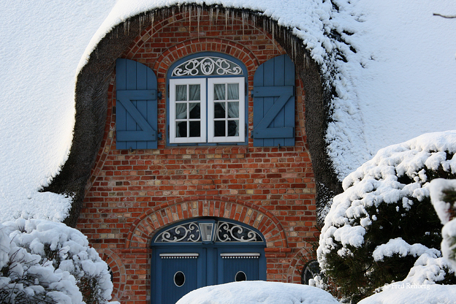 Sylt - ... snow-covered