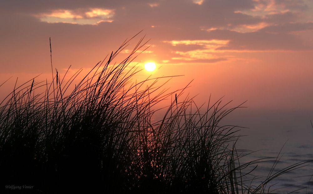 Sylt, Sonnenuntergang am Roten Kliff