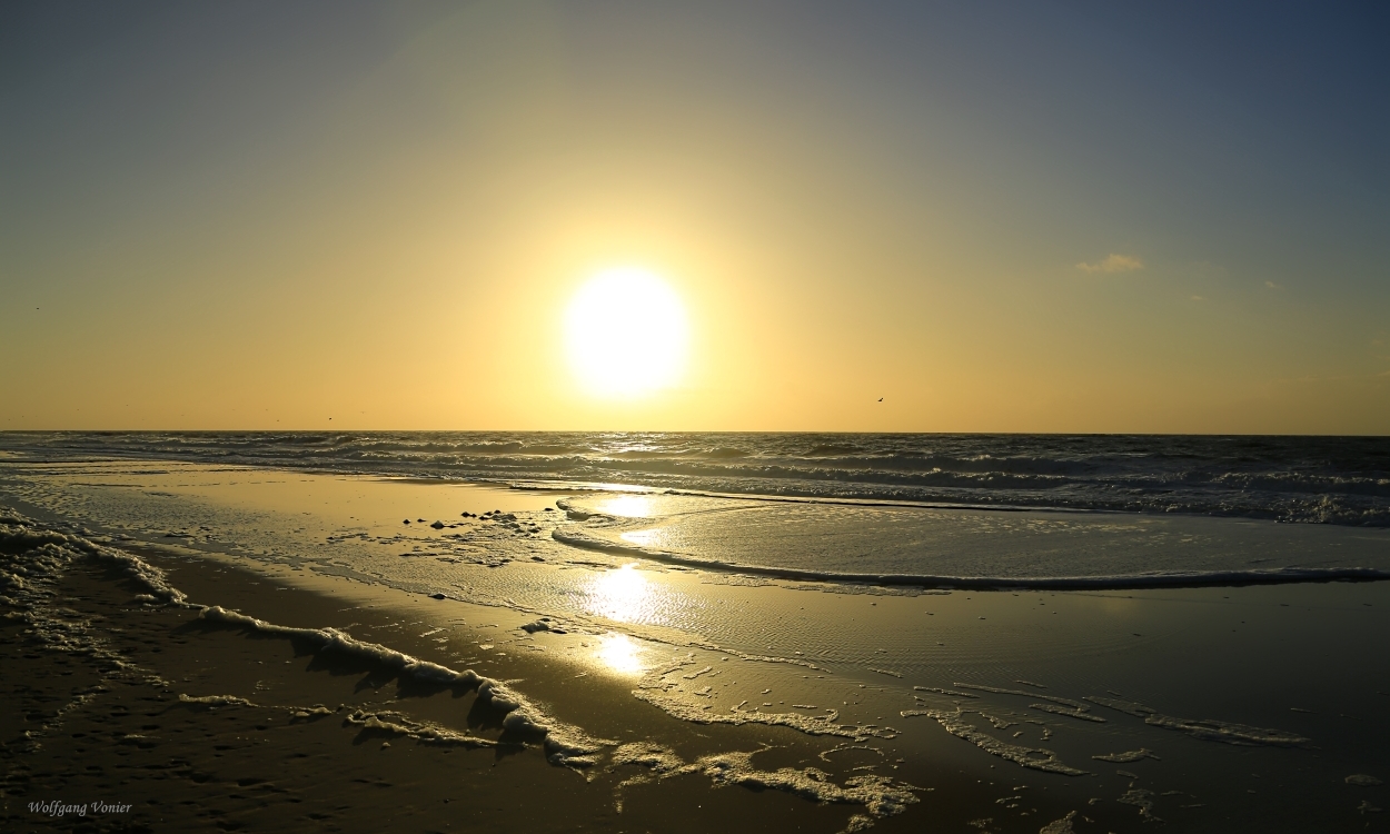 Sylt-Sonnenuntergang am Westerländer Strand