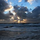 SYLT Sonnenuntergang bei Westerland