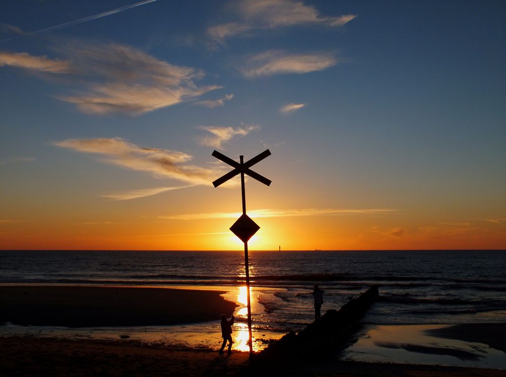 Sylt - Sonnenuntergang in Westerland