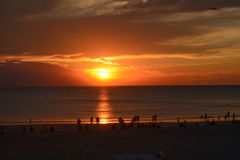 Sylt - Sonnenuntergang in Westerland - fast wie in der Karibik