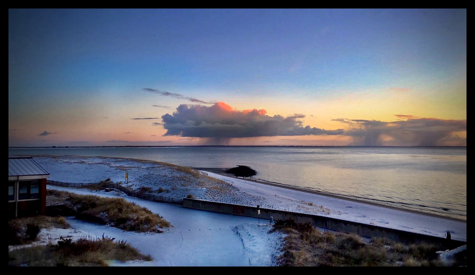 Sylt .... Sonnenuntergang mit Puderzucker