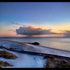 Sylt .... Sonnenuntergang mit Puderzucker