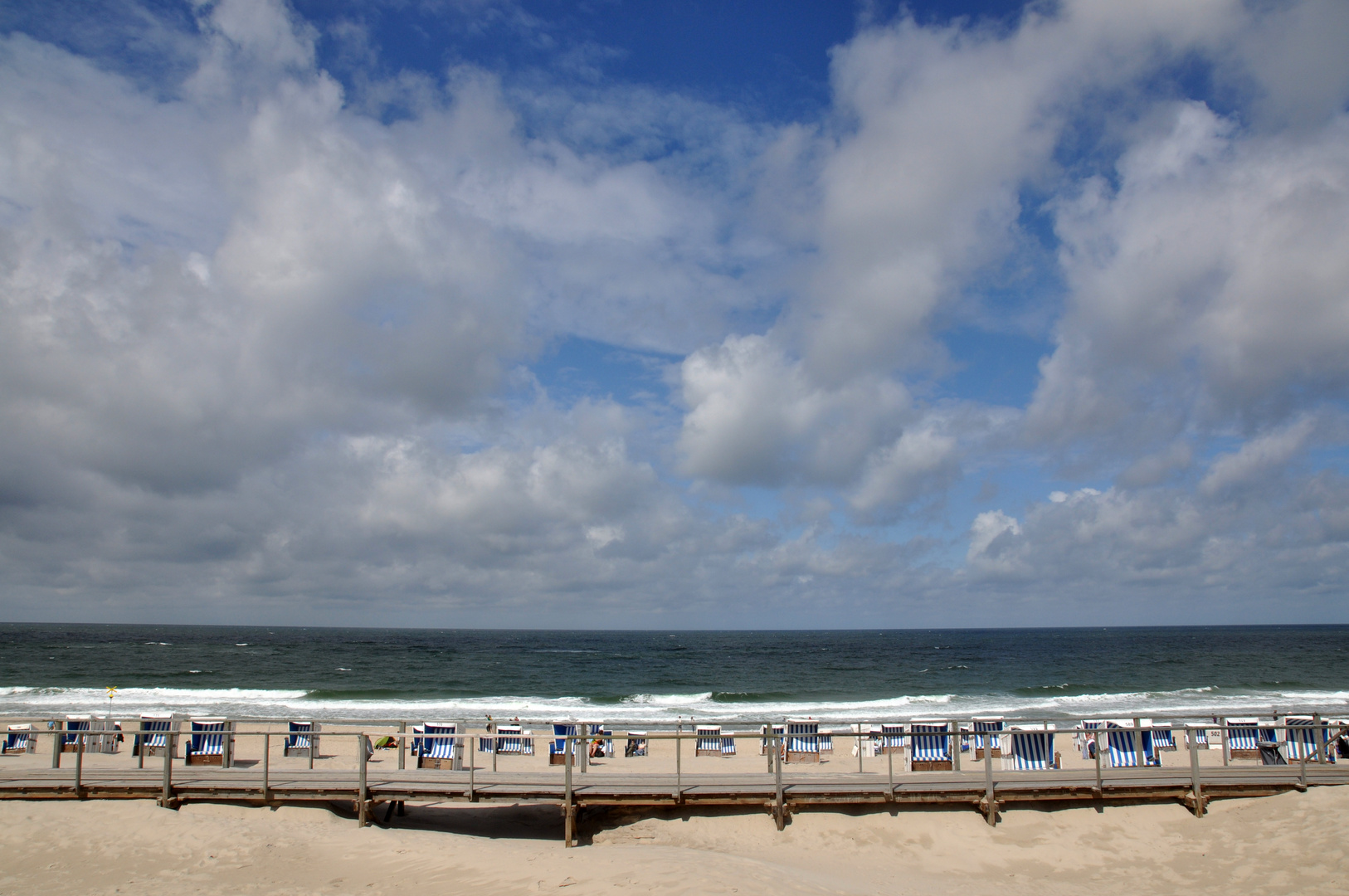 Sylt: Strand in Höhe der Seenot in Westerland