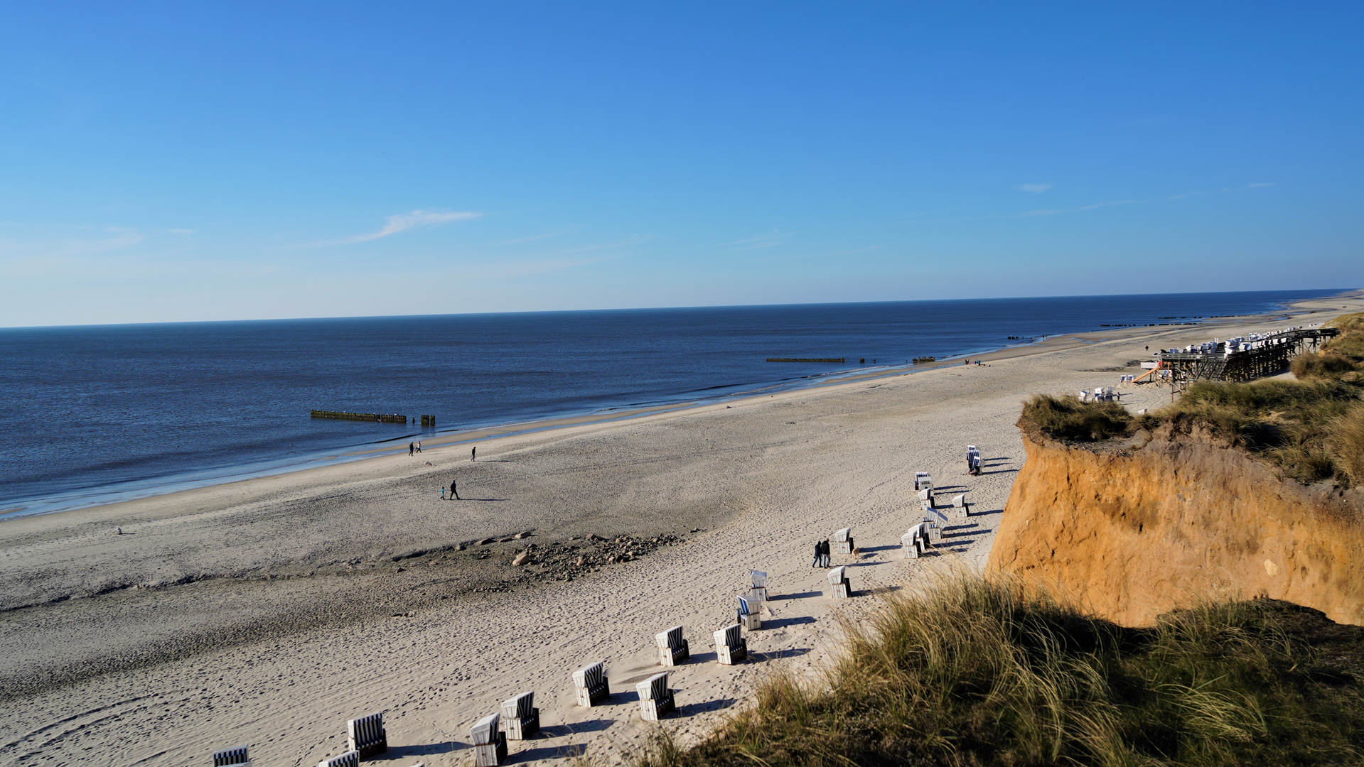 Sylt, Strand, Sonne, Luft und Meer.