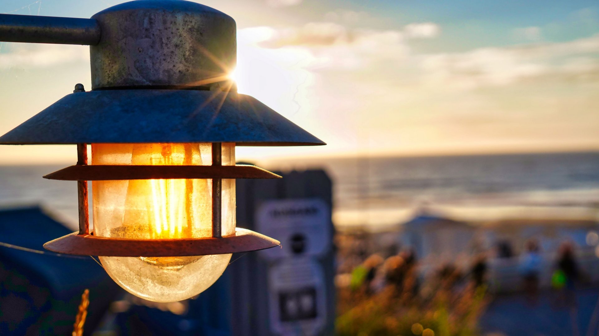 Sylt Strand Westerland Abendsonne