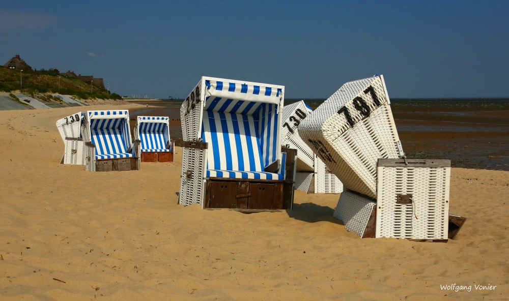 Sylt-Strandkörbe