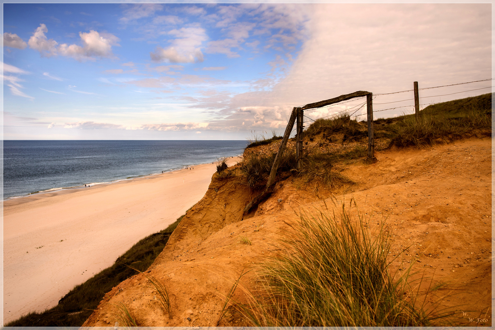 Sylt / Wanderweg auf dem Roten Kliff