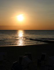 Sylt, Westerland, Sonnenuntergang