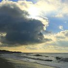 Sylt, Wetterkapriolen am Strand vom Klappholttal