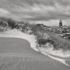 Sylt-Winterlandschaft mit Leuchtturm