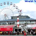 SYLT - zuerst das Fischbrötchen oder zuerst ins Riesenrad? ;o) Auf jeden Fall ist Fisch gesund!