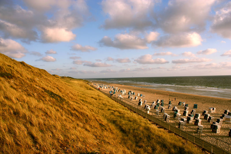 Sylter Strand im Abendlicht