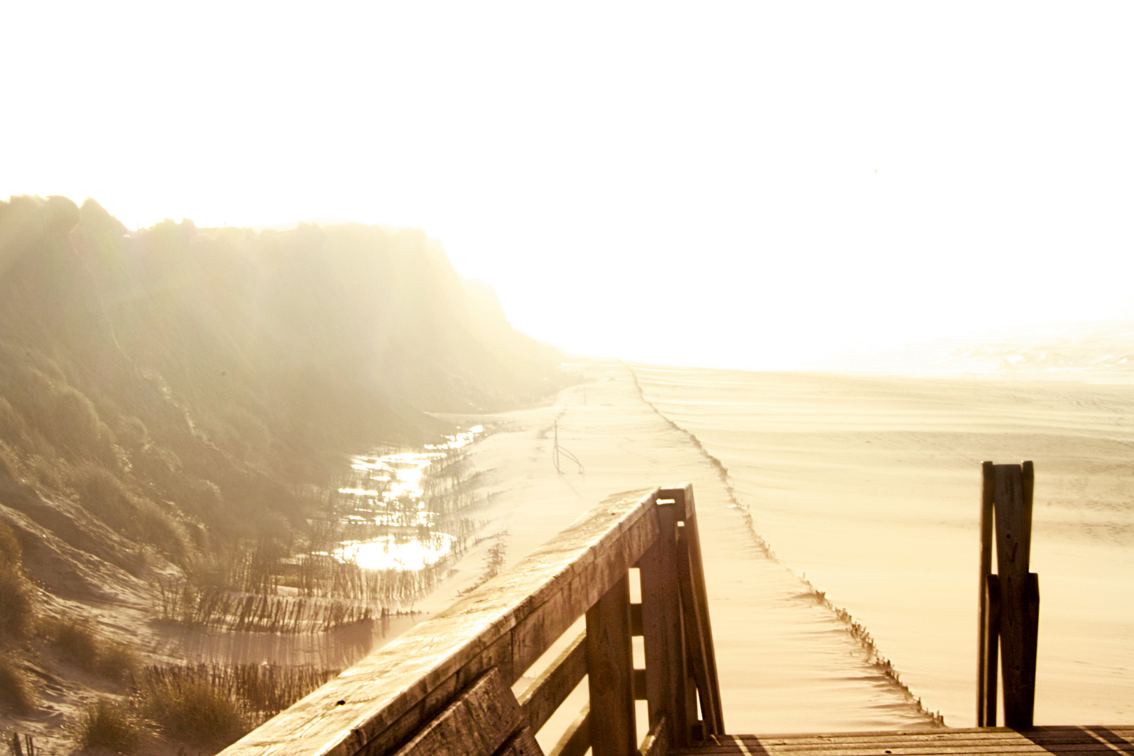 Sylter Strand im Dezember