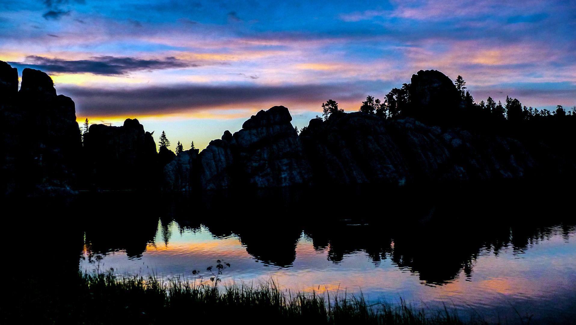 Sylvan Lake - Silhouette