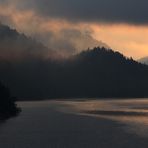 Sylvensteinsee ohne Blätter