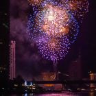 Sylvester celebration over Chao Praya