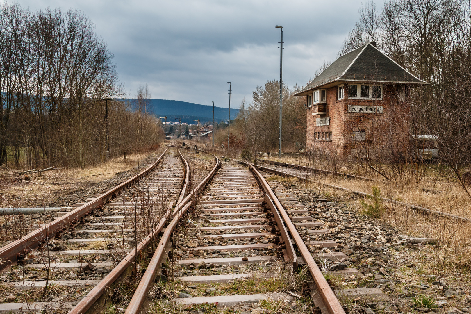 Symbolbild für den Niedergang der regionalen Bahnstrecken in Deutschland