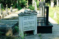 Symbolic graves of Holocaust victims