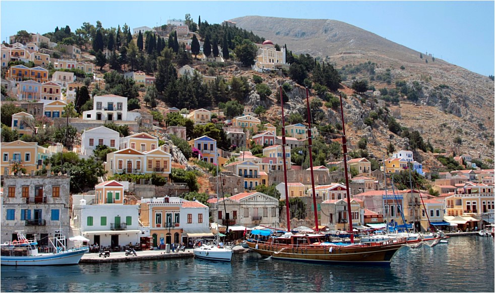 Symi Stadt