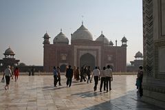 symmetrischer Anbau des Taj Mahal