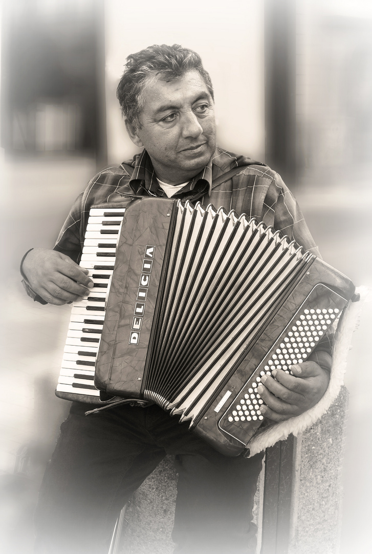 Sympathique accordéoniste