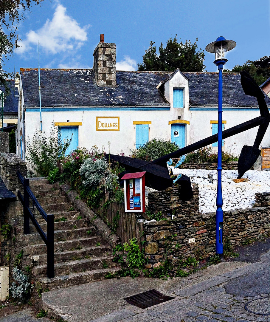 Sympathiques les douanes à GROIX