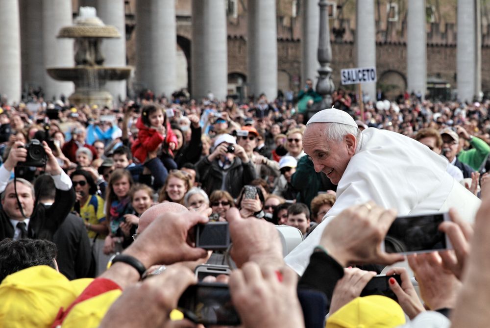 ...sympathischer Pontifex Maximus... (Römische Impressionen..)