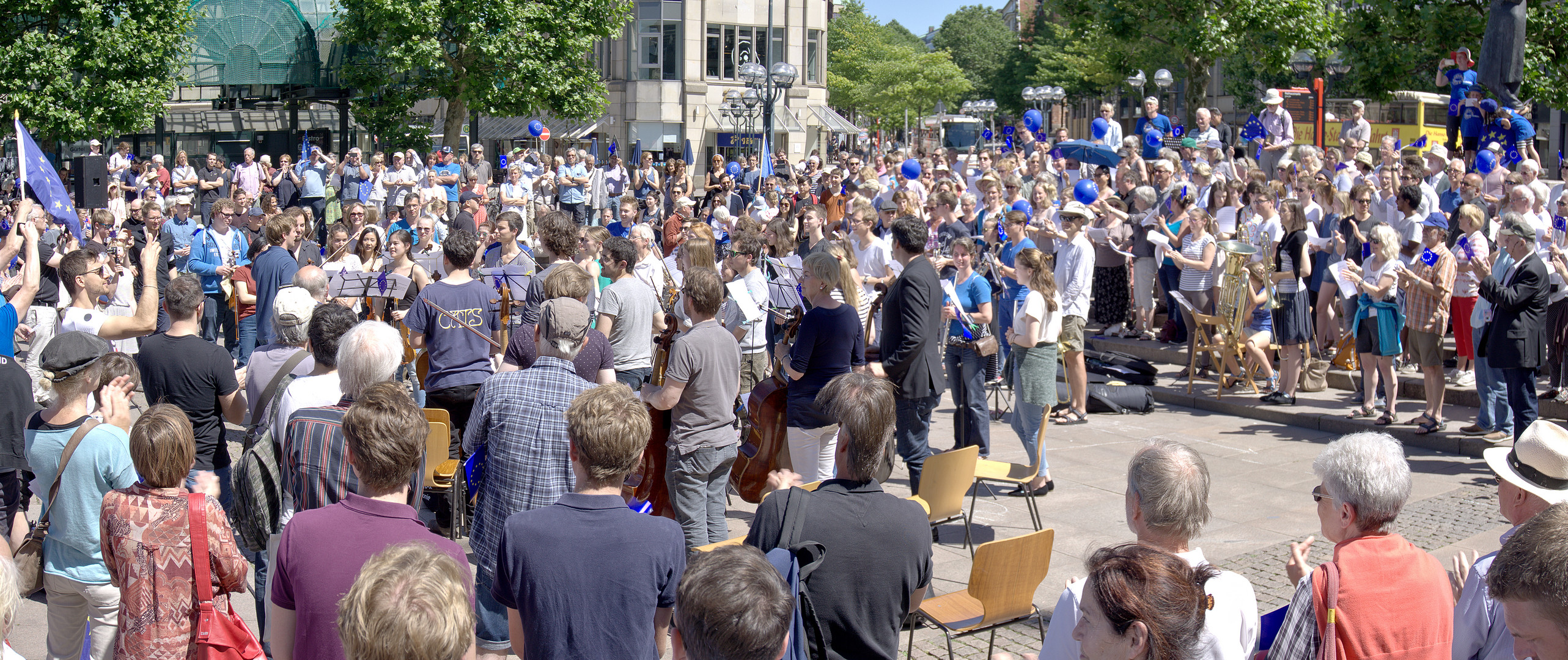 ›Symphonic Mob‹ in Hamburg 9. Juli 2017