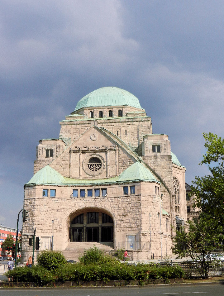 Synagoge Essen im Sonnenschein