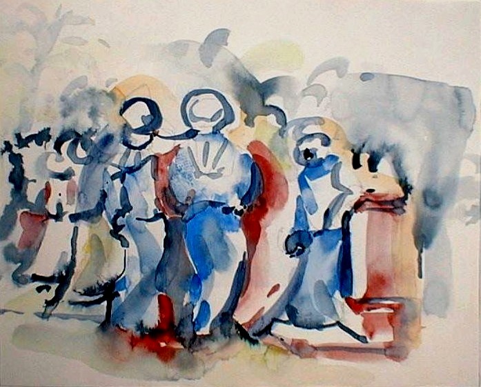 Syrien - Aleppo (Aquarellskizze)