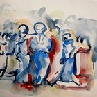 Syrien - Aleppo (Aquarellskizze)