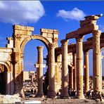 Syrien - Palmyra - Eingang zu einer Tempelanlage