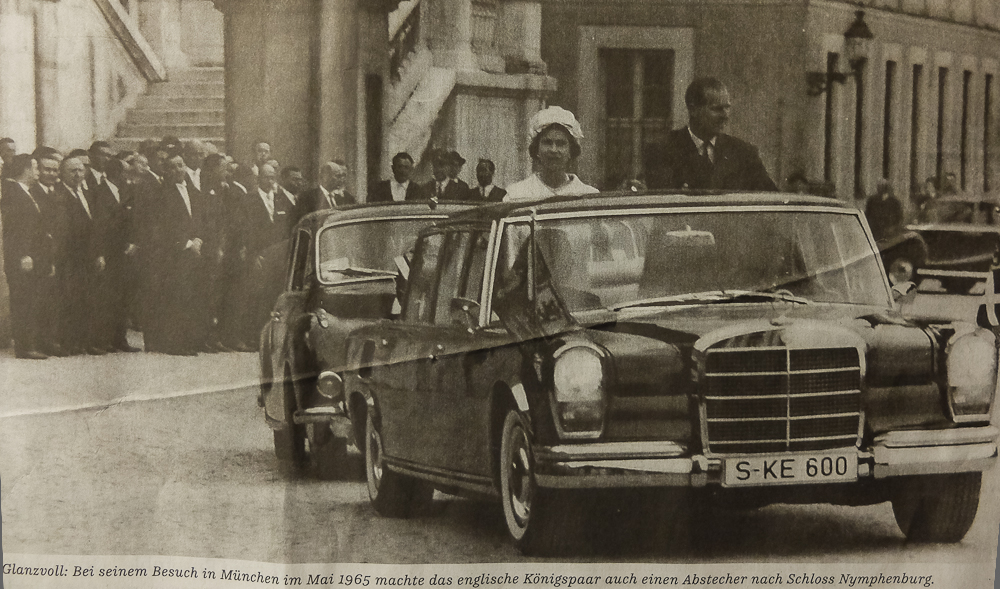 SZ-Foto zum Staatsbesuch 1965