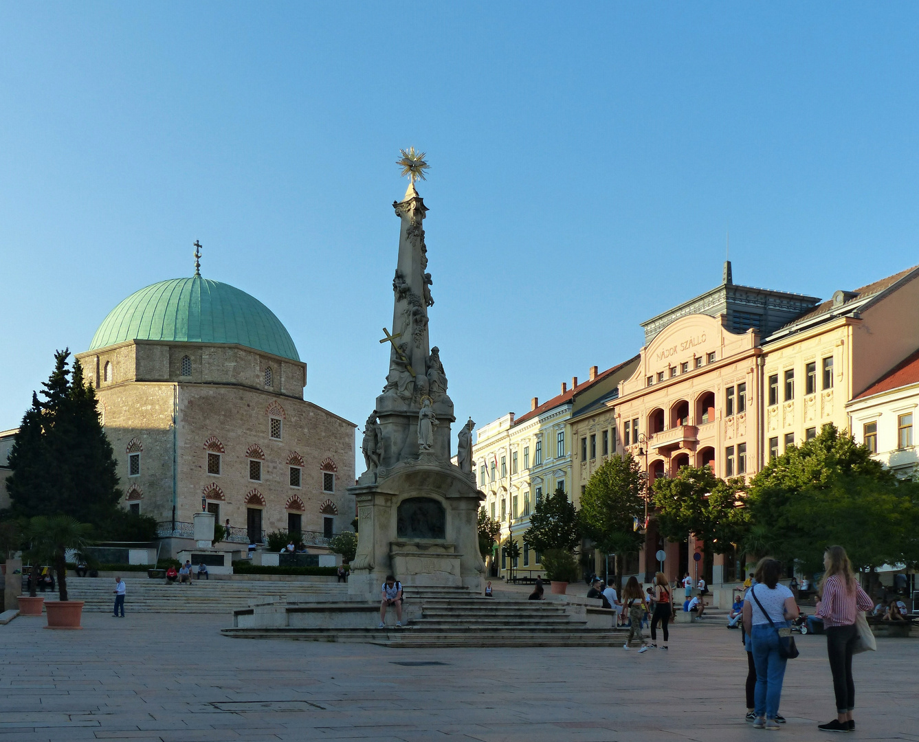 Szechenyi-Platz in Pecs