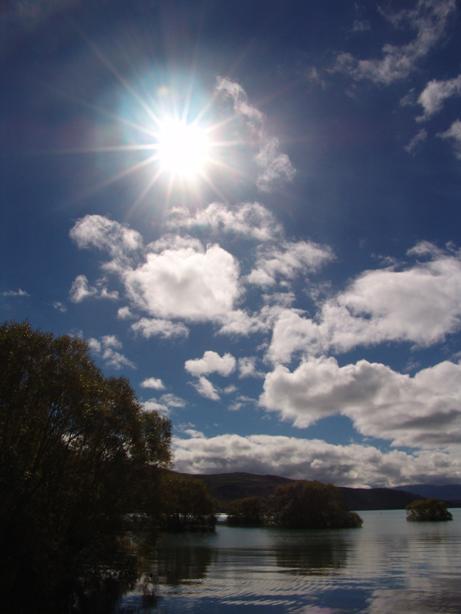 szene am lake tekapo