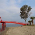 Szene am Meer in Izmir Türkei