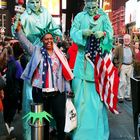 Szene am Time Square NYC