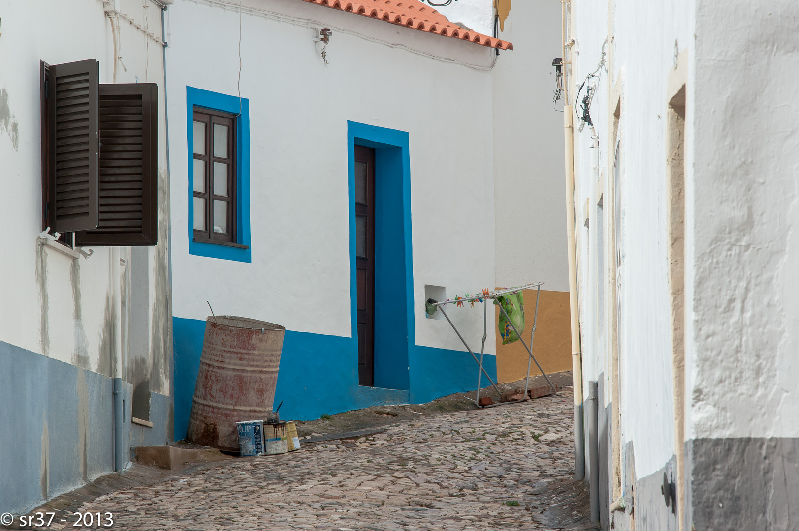 Szene aus Silves, Algarve, Portugal