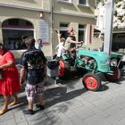 Szene beim Oldtimertreffen