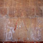Szene Geburtsmythos der Hatshepsut - Chnum, Amose, Heket