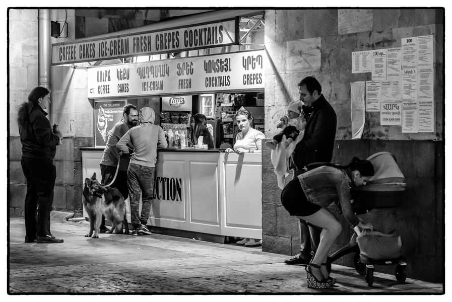 Szene-Imbiss / Snackbar scene