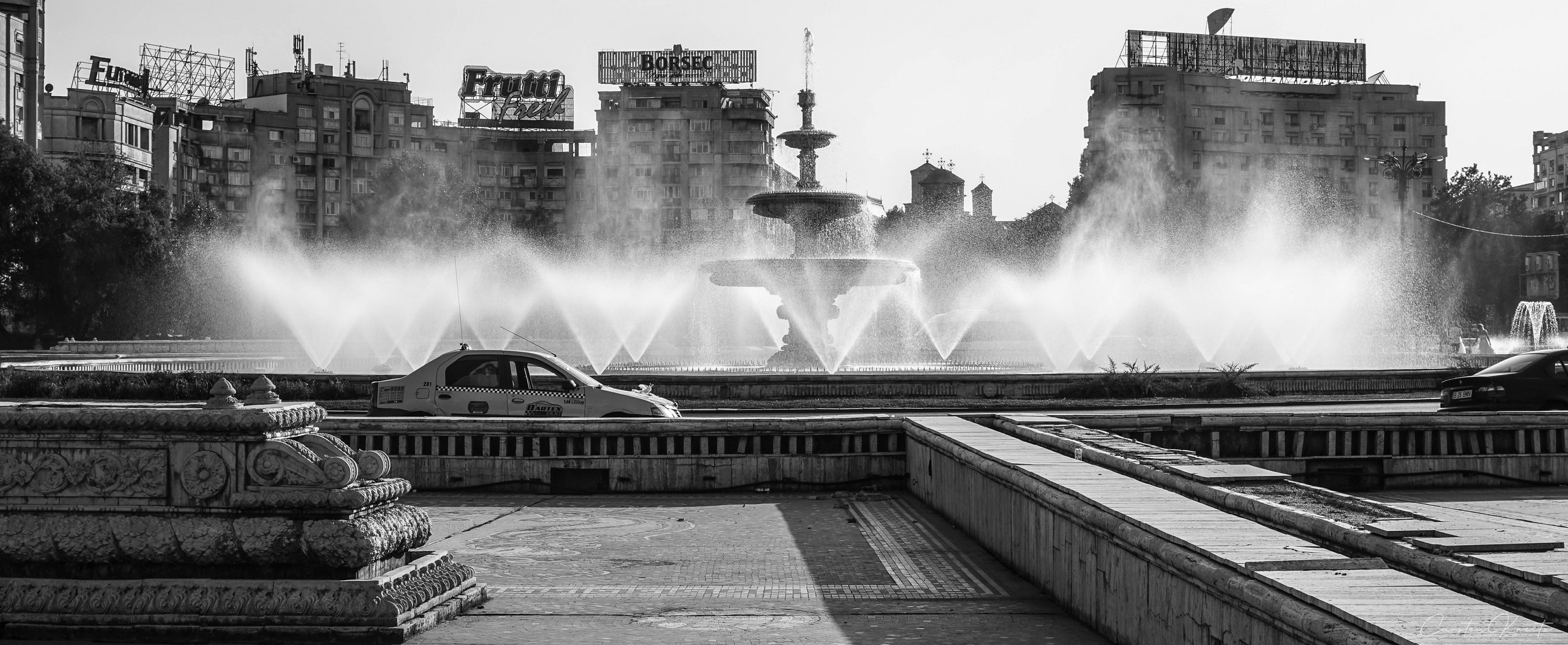 Szene in Bukarest