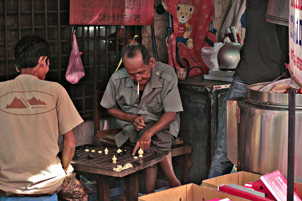 szene in Chinatown, Bangkok, 2009