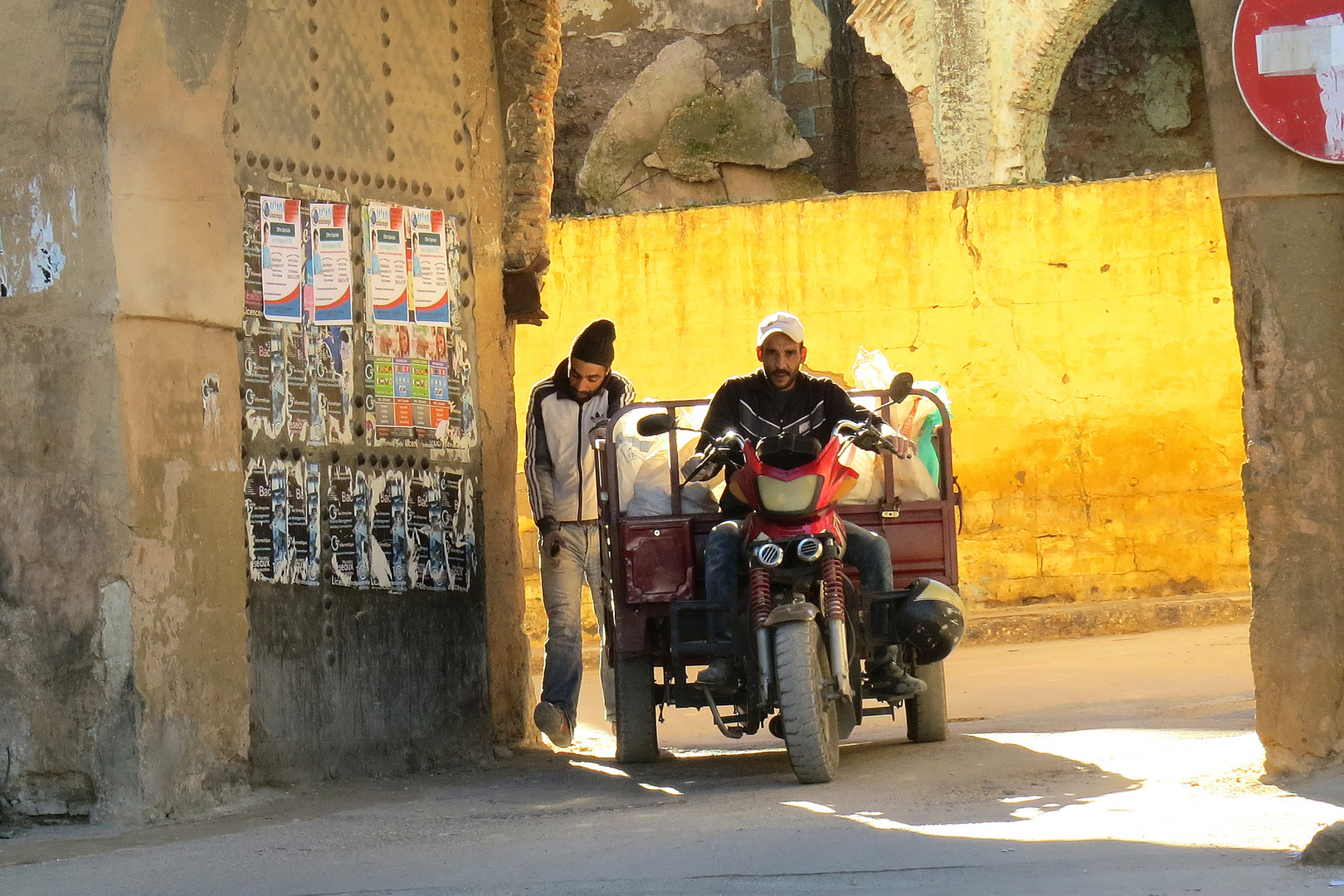 Szene in Meknes / Marokko