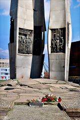 Szenen des Aufstandes der polnischen Gewerkschaft Solidarnosc