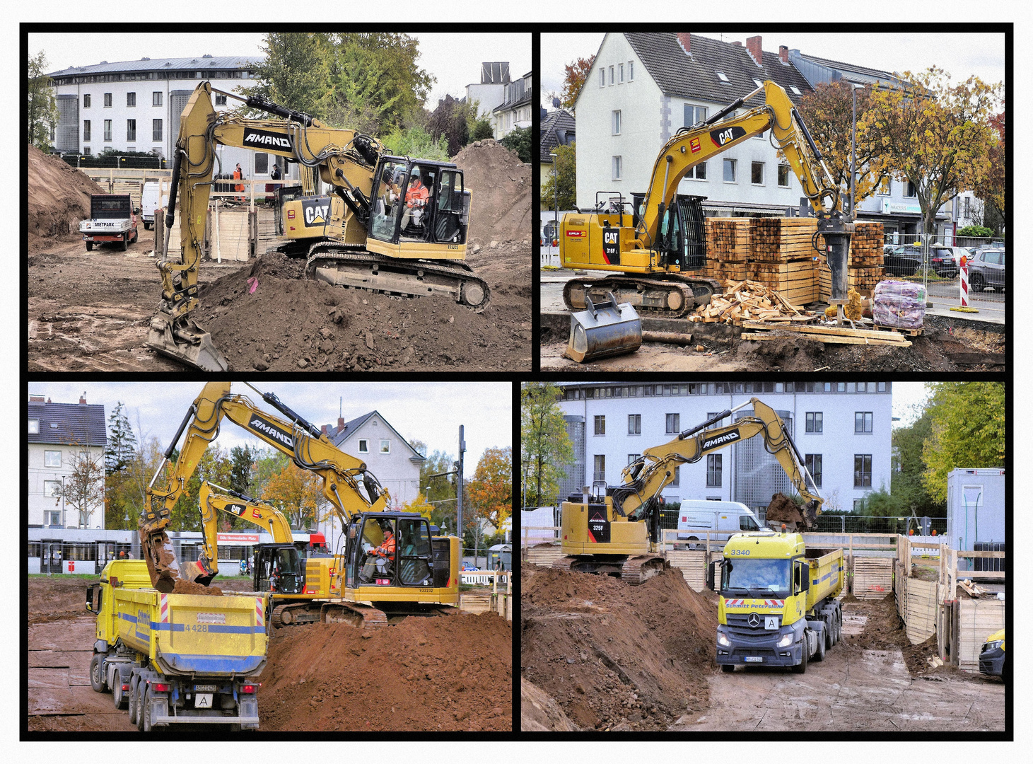 Szenen einer Baustelle