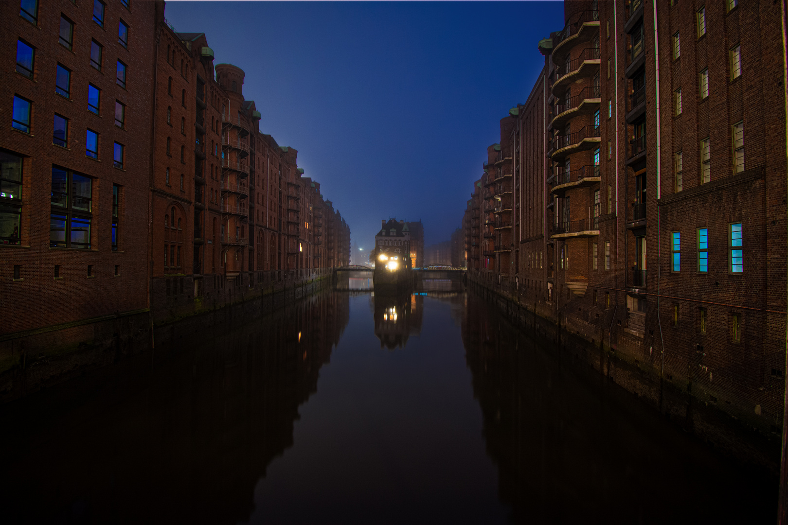 Szromausfall in der Speicherstadt